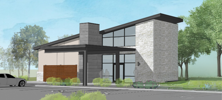 Outside view of the Kovar Dental office in Fredericksburg