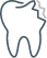 Icon of a broken tooth
